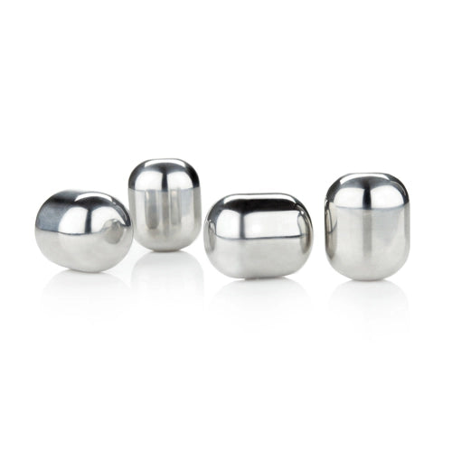 Viski - Glacier Rocks® Stainless Steel Wine Globes by Viski