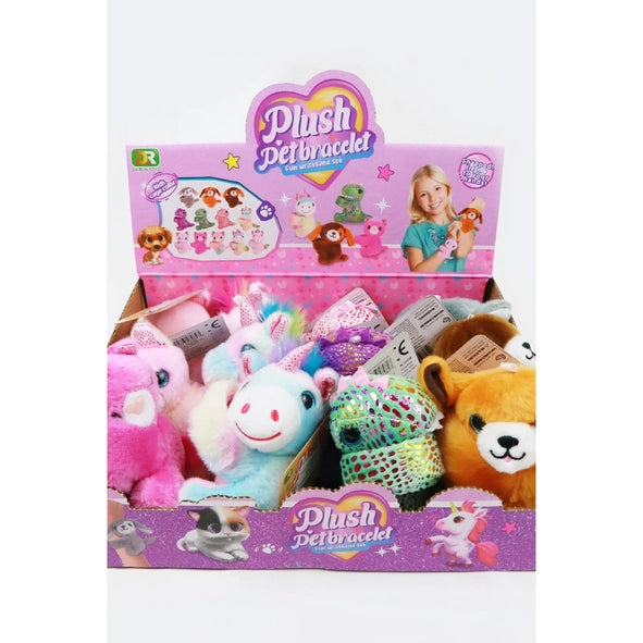 Stuffed Animal Slap Bracelets - MIX COLOR ONE