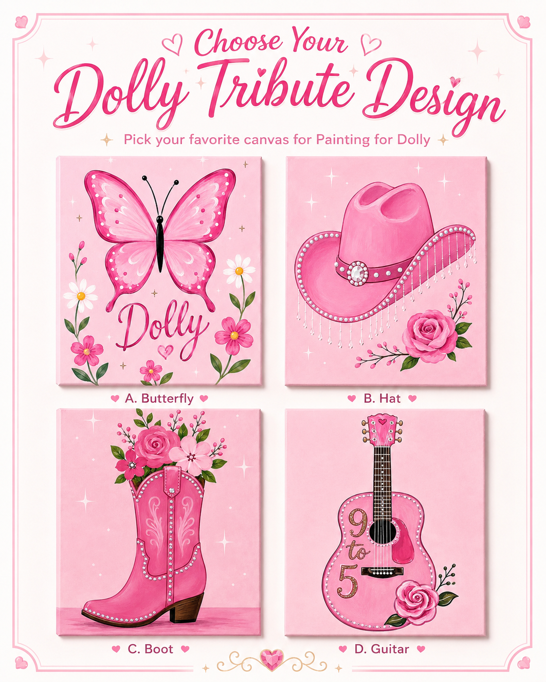 Dolly & Diamonds - Painting for Dolly (wed sep 2,2026)