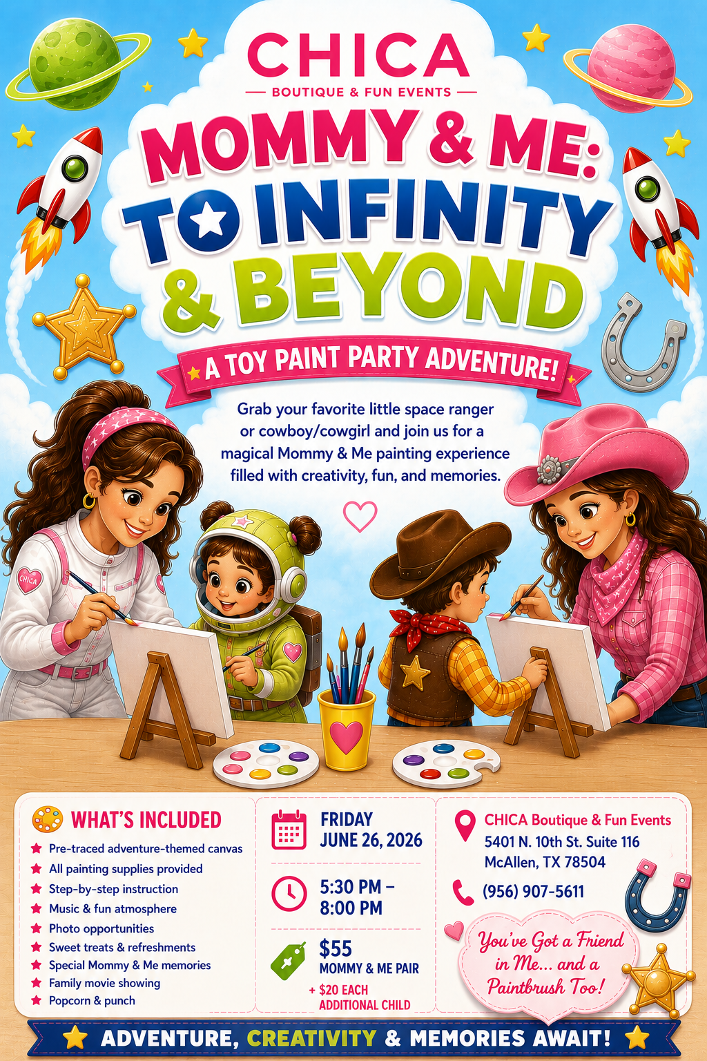Mommy & Me π To infinity and beyond (Friday June 26,2026)