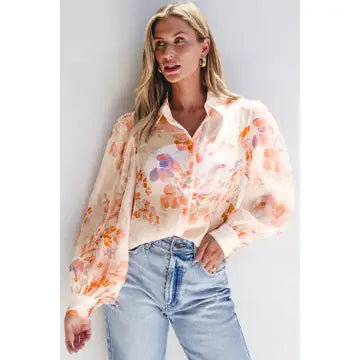 balloon sleeve loose tshirt