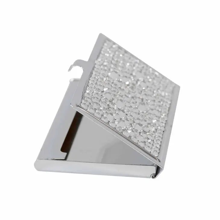 Rhinestone Metal Card Holder