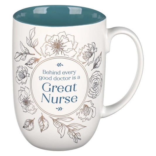 Mug Teal Great Nurse Phil, 4:13