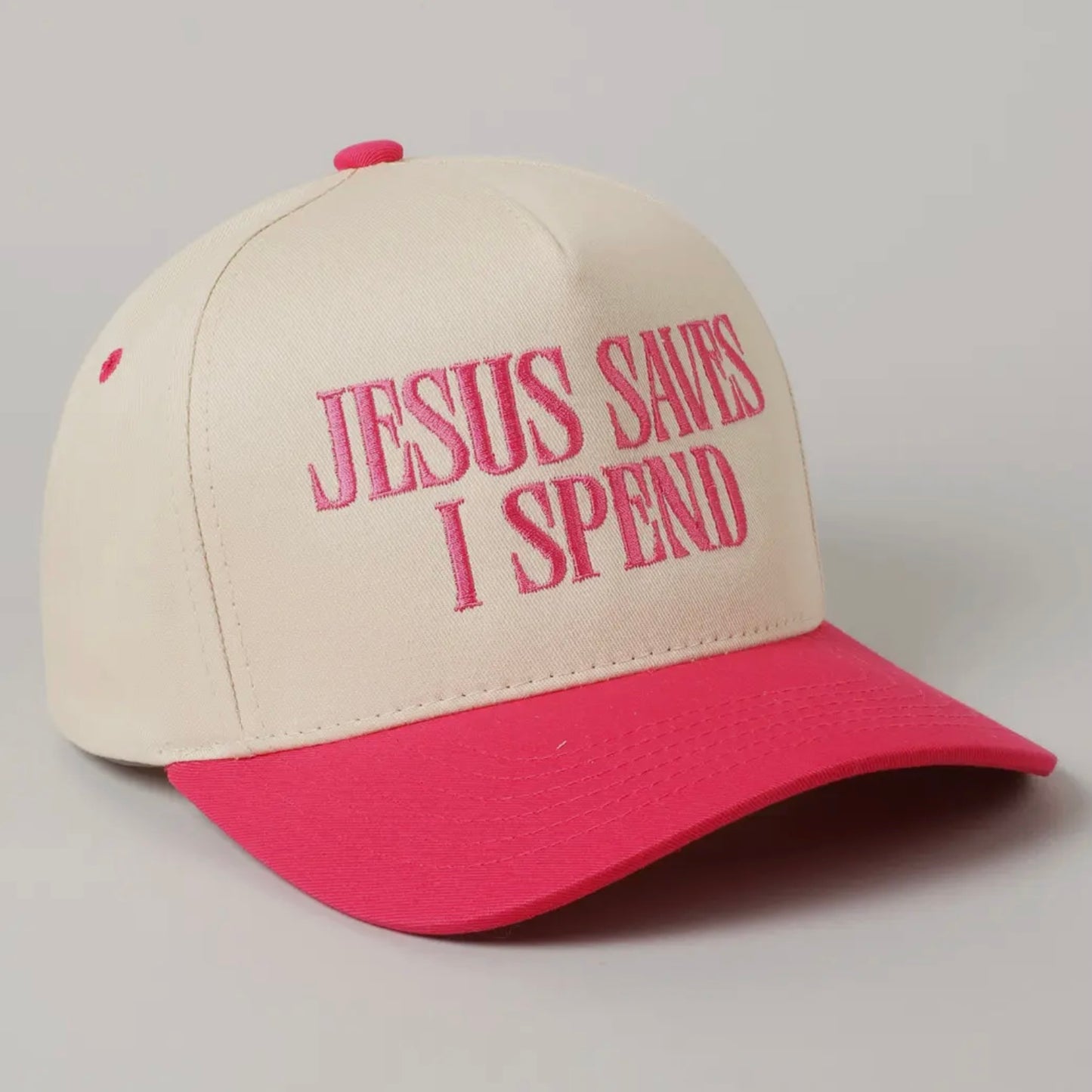 Jesus Saves I Spend Trucker Hat