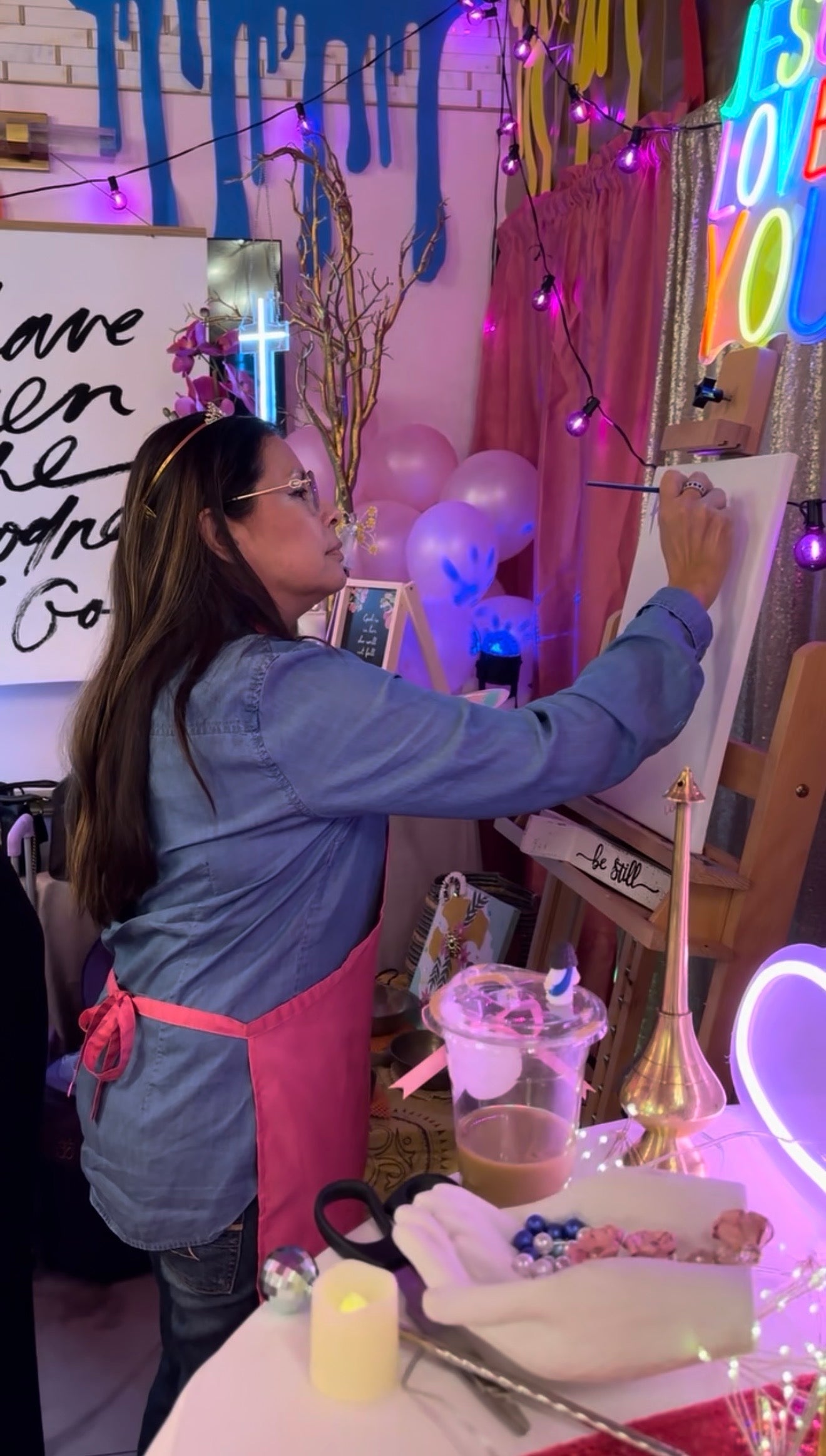 Praise + Paint — CHICAs Worship Night