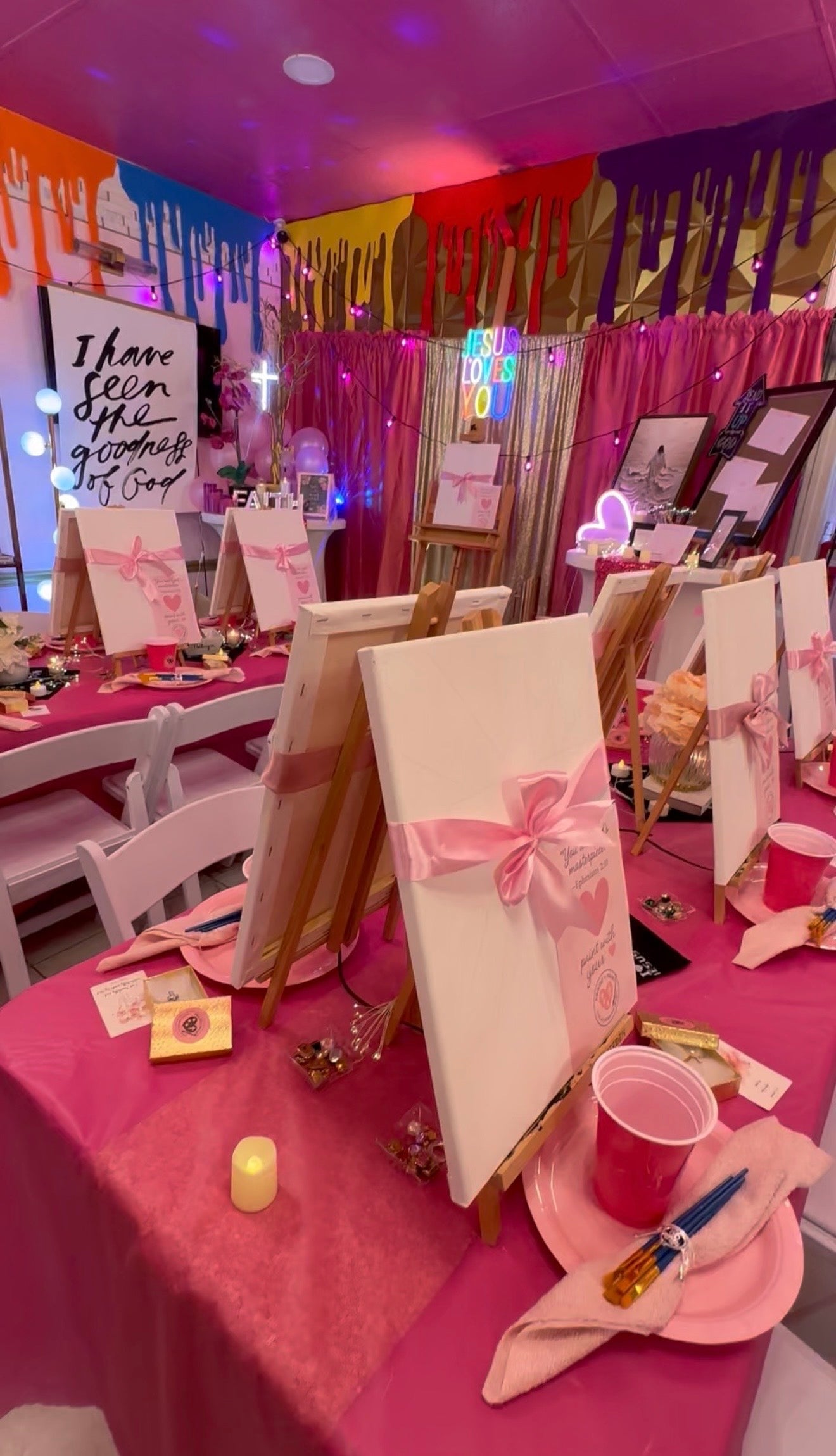 Praise + Paint — CHICAs Worship Night