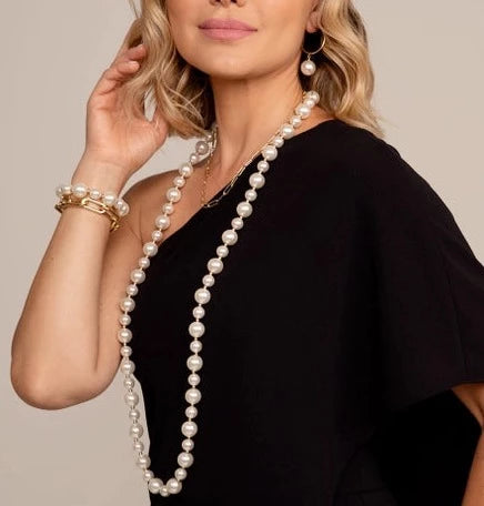 ZENZII Jewelry - Mixed Pearl Long Necklace - PRL