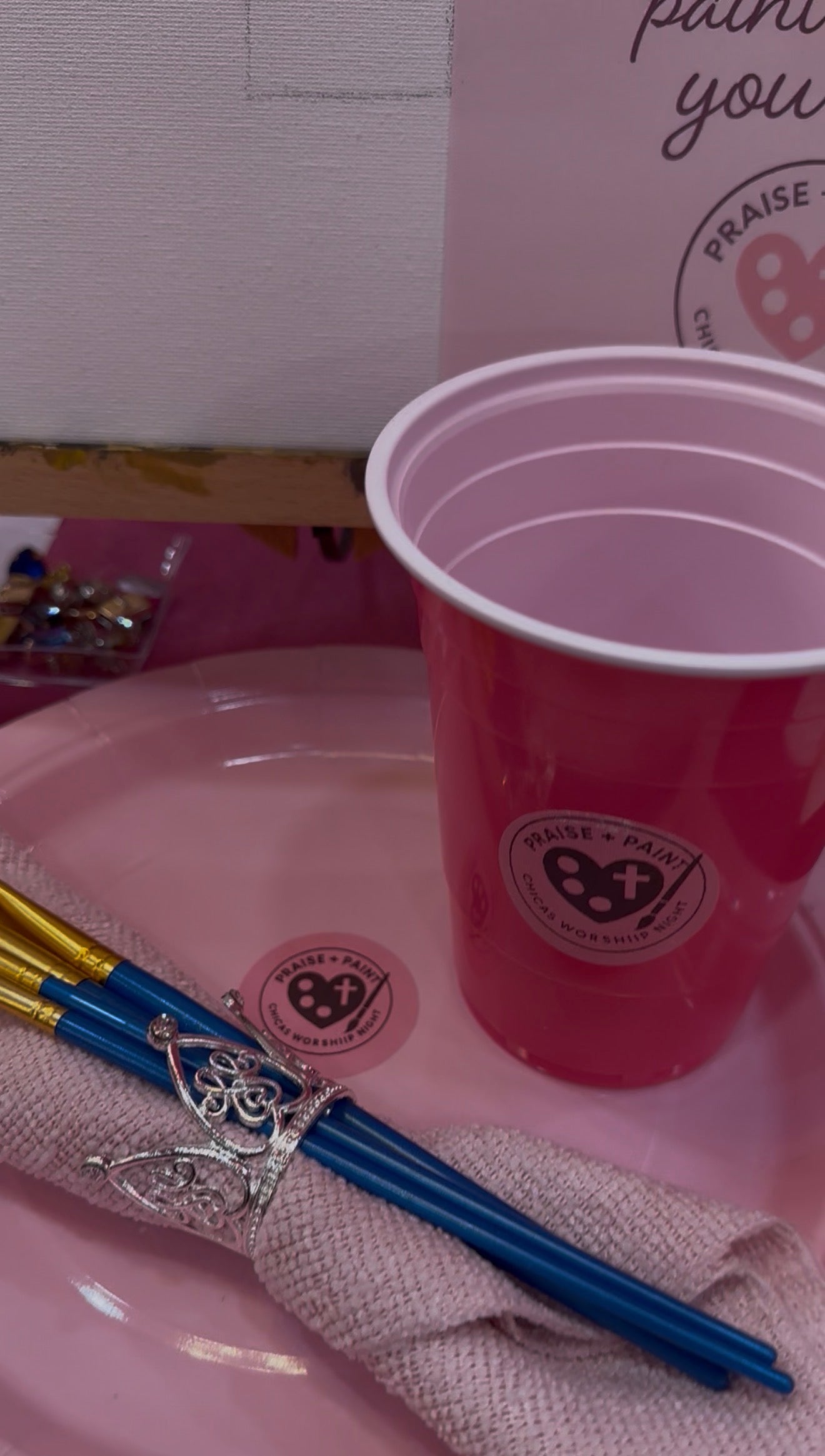 Praise + Paint — CHICAs Worship Night