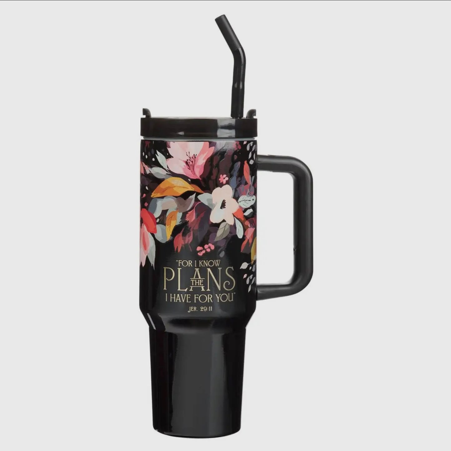 Black Tumbler For I Know the Plans