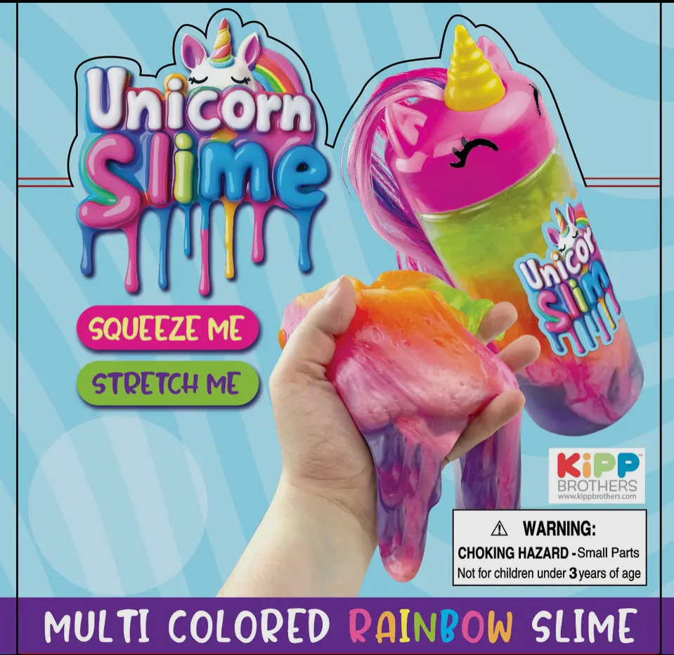 Sparkly Rainbow Unicorn Slime