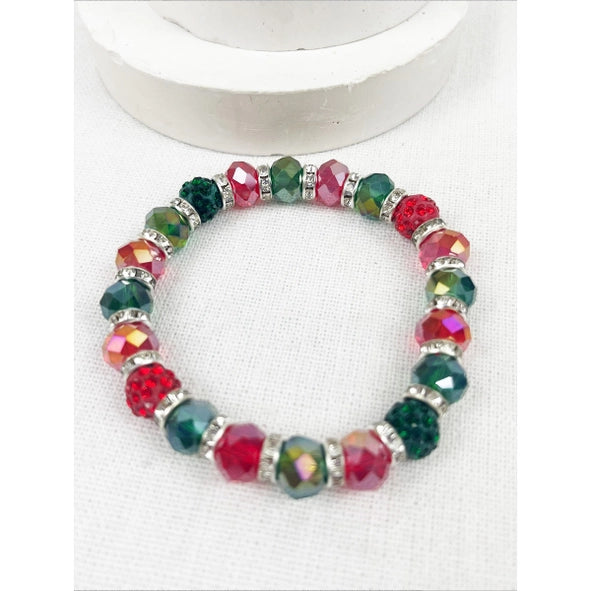 Christmas Theme Stretch Bracelet - MIX COLOR ONE(12)