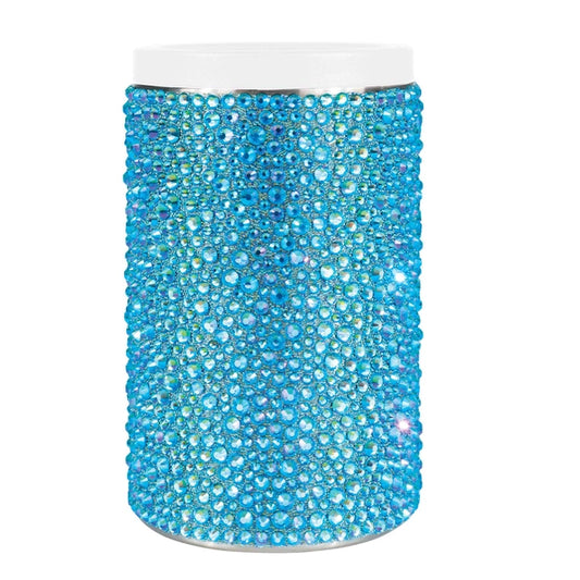 Strass Can Insulator - Aqua Iridescent