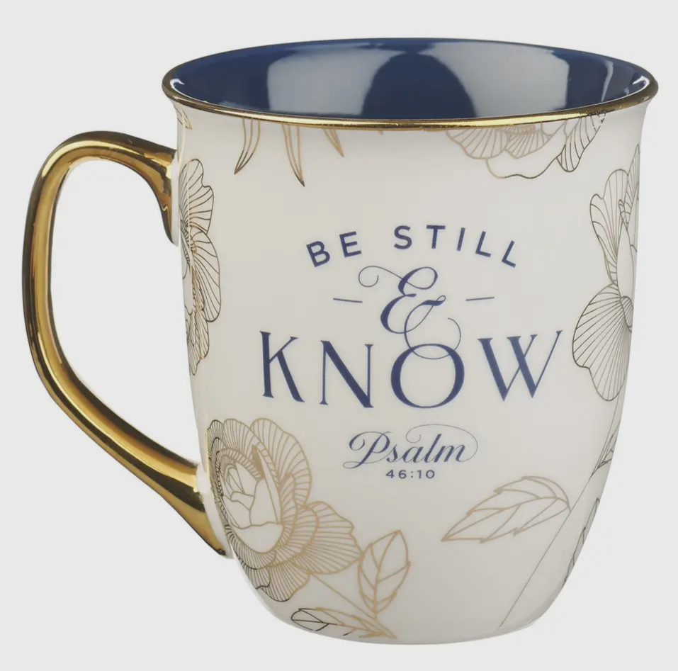 Mug Navy Be Still Ps. 46:10