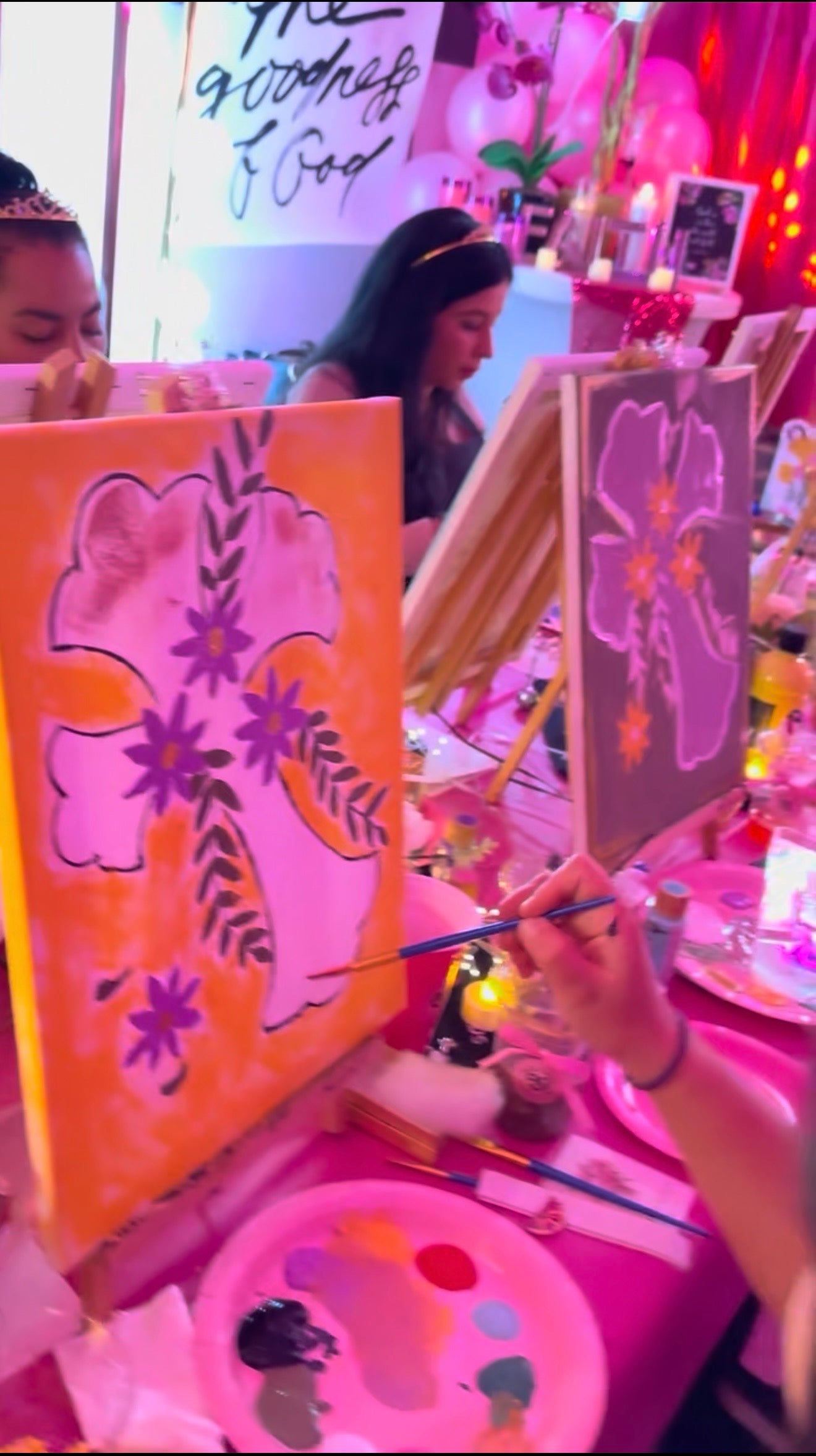 Praise + Paint — CHICAs Worship Night