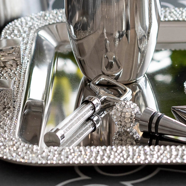 Rhinestone Crystal-Filled Bottle Opener