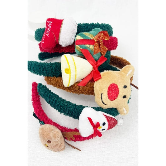 Christmas Theme Plushie Headbands - MIX COLOR ONE