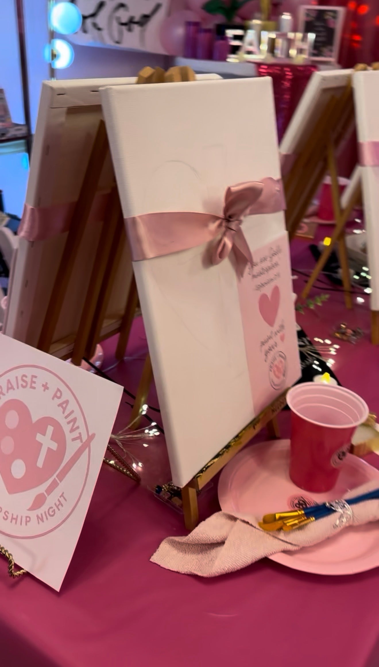 Praise + Paint — CHICAs Worship Night