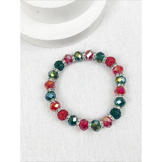 Christmas Theme Stretch Bracelet - MIX COLOR ONE(12)