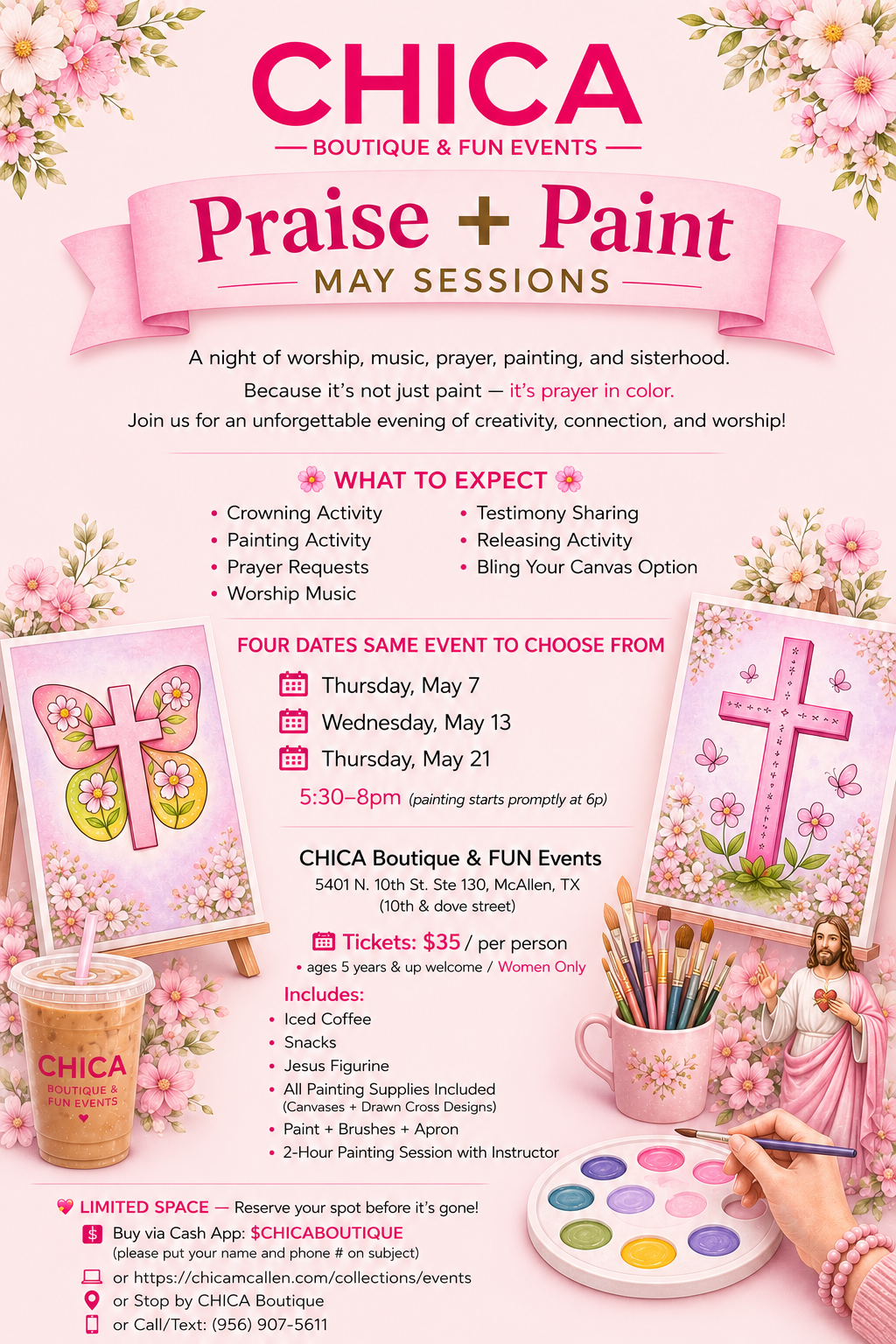 Praise + Paint — CHICAs Worship Night