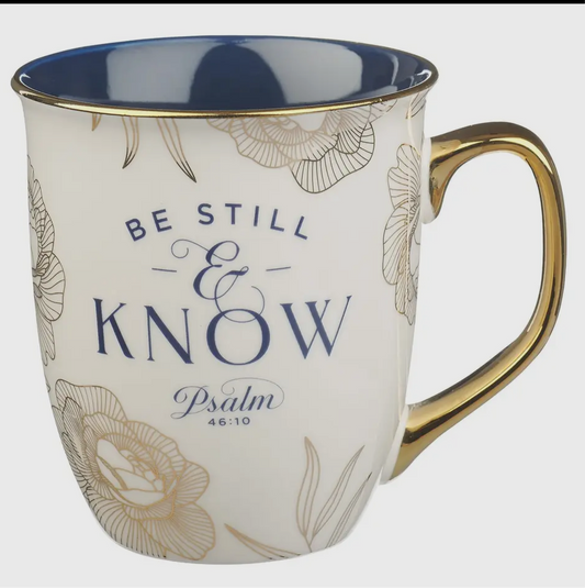 Mug Navy Be Still Ps. 46:10