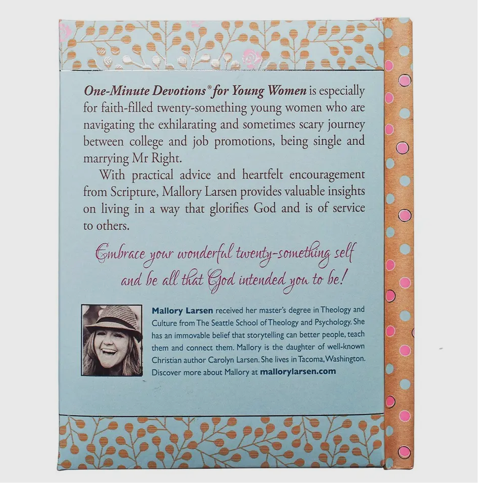 One Minute Devotions for Young Women Padded Hardcover