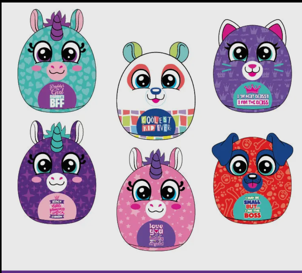 Kids Fluffy Stuffy Animal Pillow