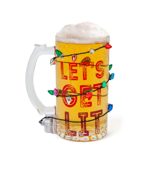 BigMouth Inc - The Get Lit LED Holiday Beer Glass