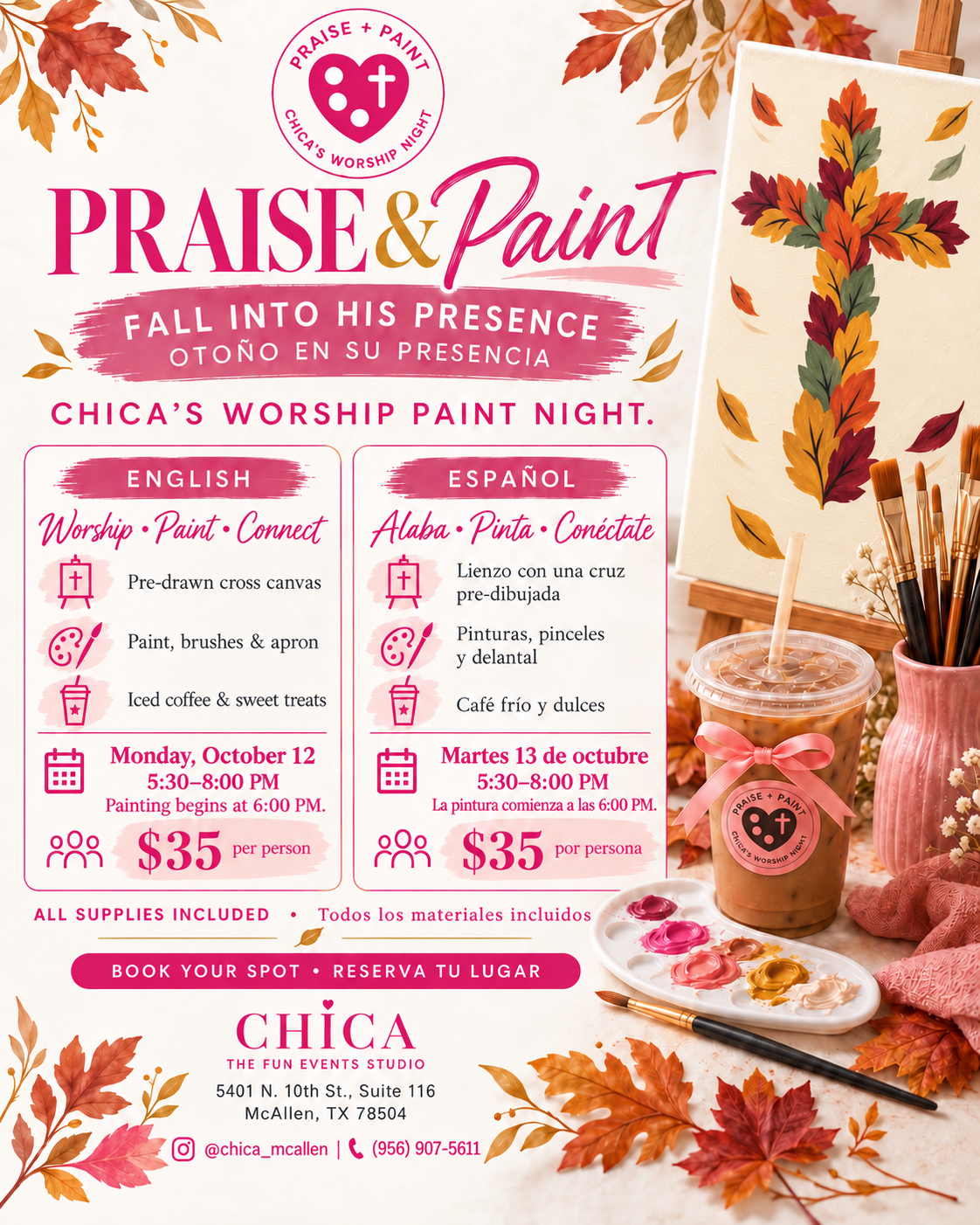 Praise + Paint — CHICAs Worship Night