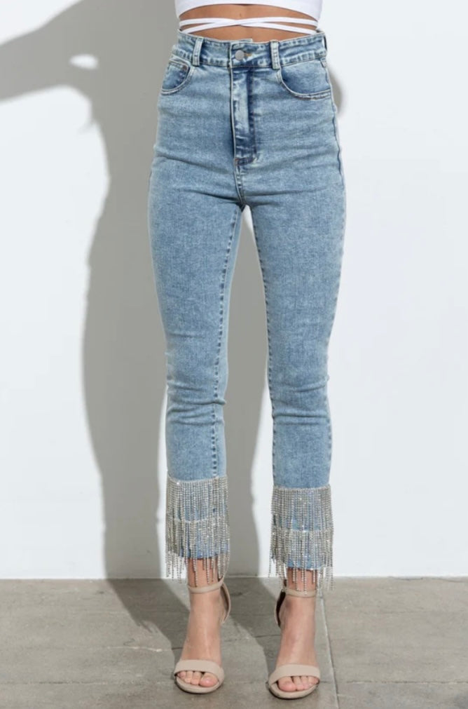 The Isla Rhinestone Jeans