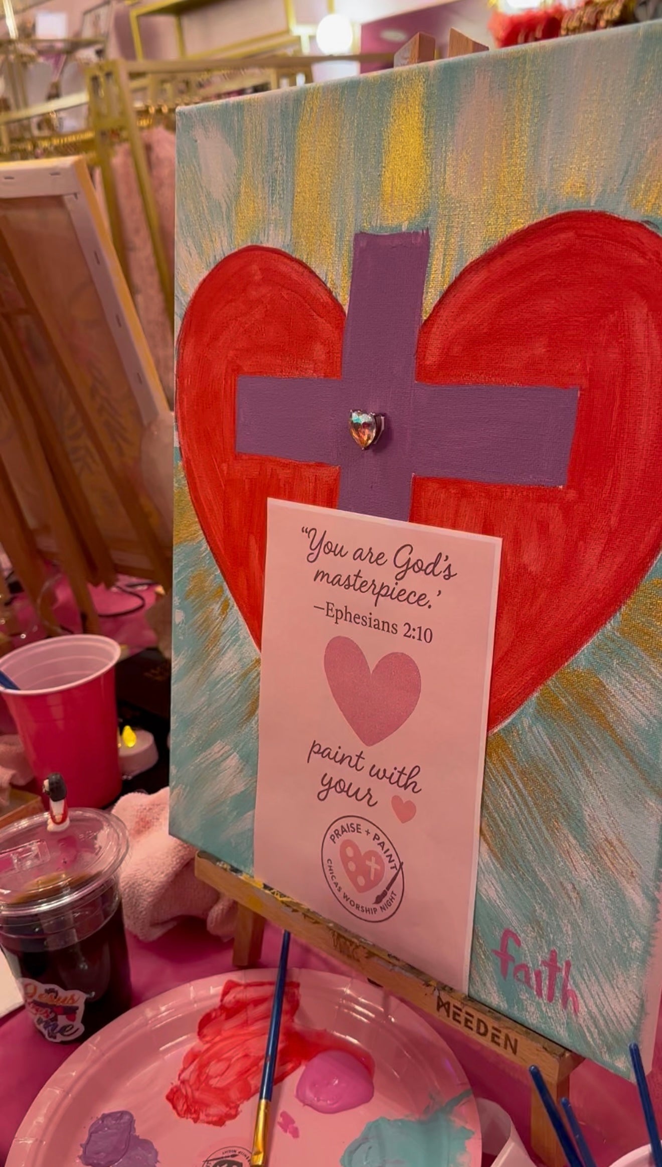 Praise + Paint — CHICAs Worship Night