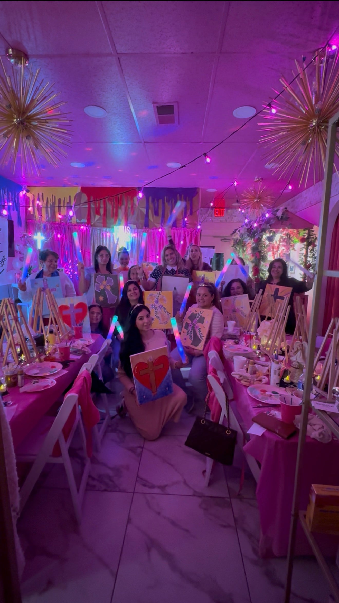 Praise + Paint — CHICAs Worship Night