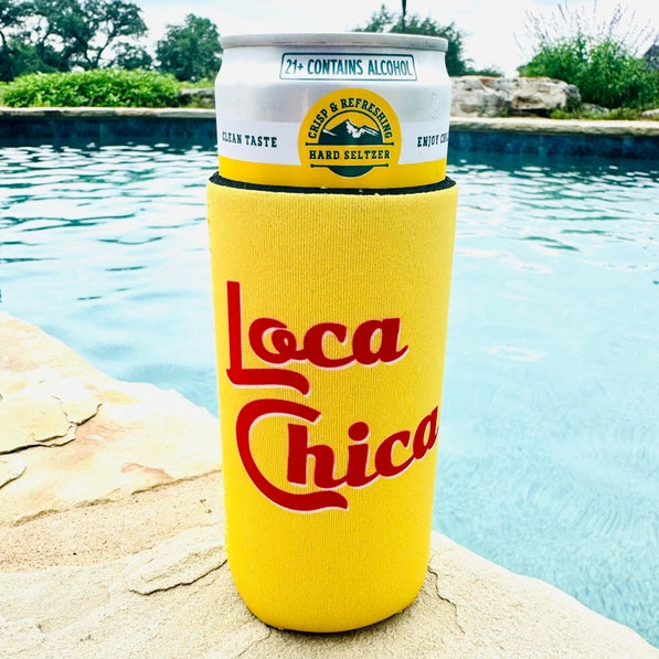 Loca Chica Slim Can Cooler, Summer Gifts, Texas