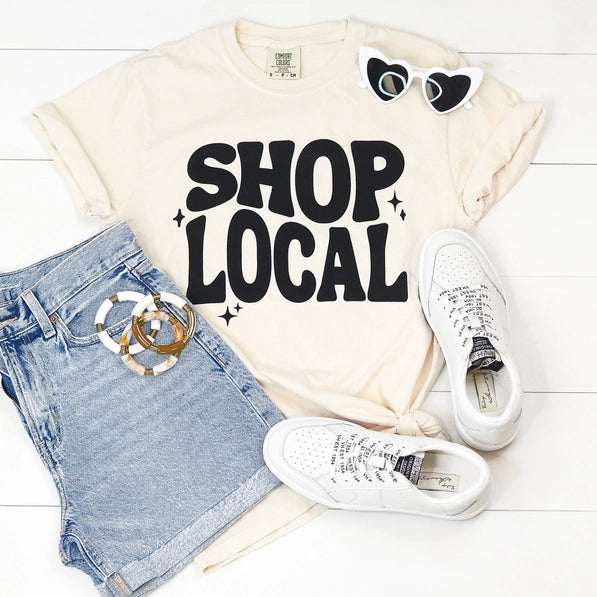 Shop Local Graphic Tee, Shop Local Shirt, Small Business