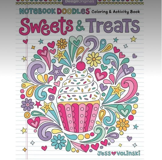 Coloring Book - Notebook Doodles Sweets & Treats