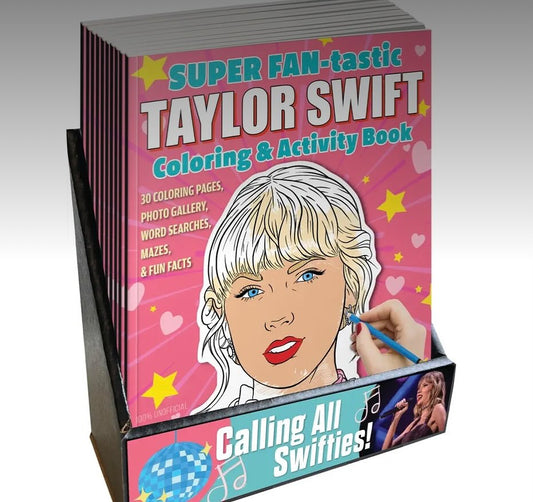 Taylor Swift Coloring & Activity Book (10 pack with Display)