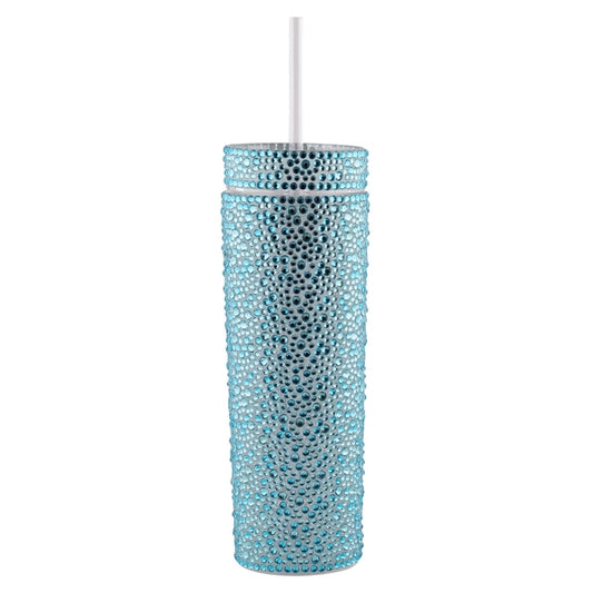 Rhinestone Strass Tumbler - Aqua