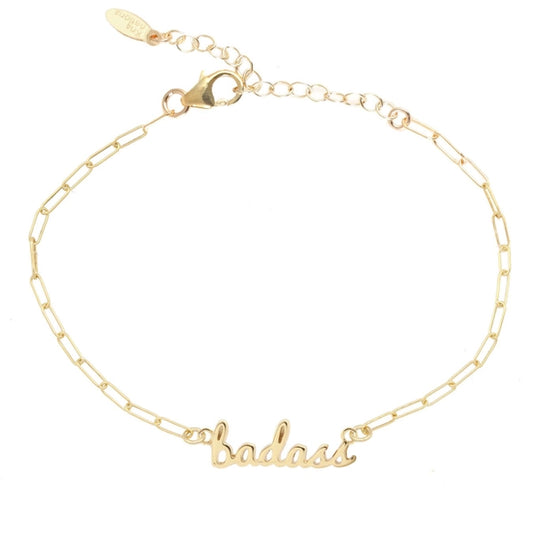 Kris Nations - Badass Bracelet - 18K Gold Vermeil