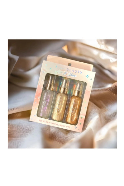 XB-SS01z Body Shimmer 3pc Spray Set