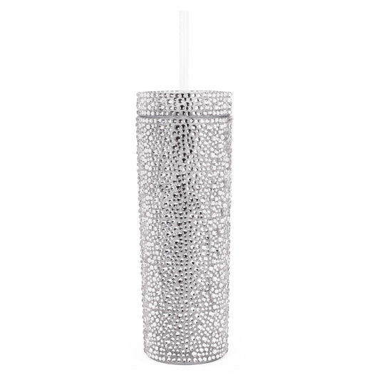 Rhinestone Strass Tumbler - Silver