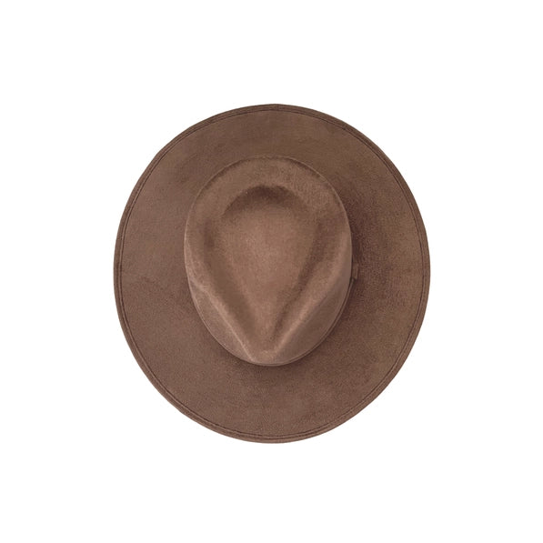 The Modern Cactus Co - Vegan Suede Tear Drop Hat - Mocha