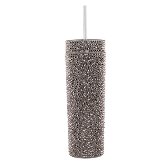 Rhinestone Strass Tumbler - Charcoal