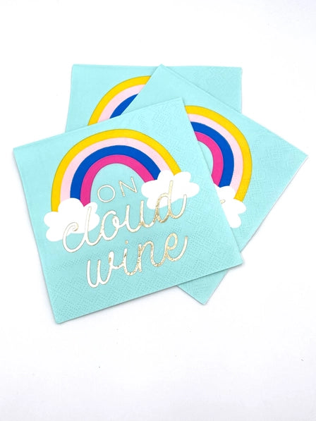 Cocktail Napkins | On Cloud Wine - Foil - 20ct