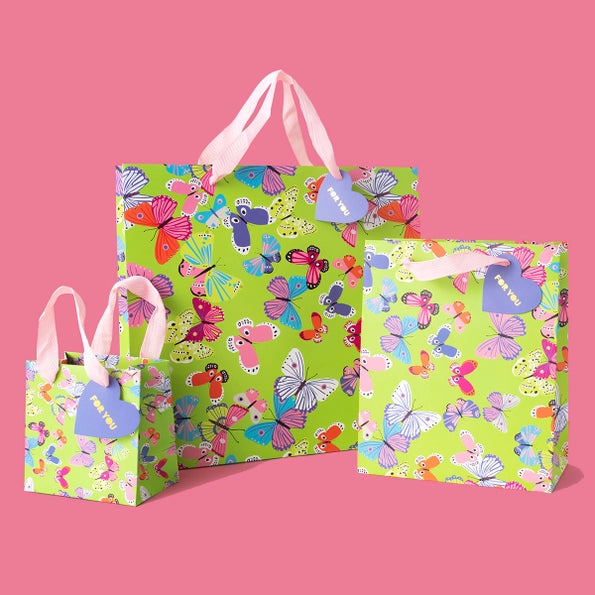 Gift Bags - Butterflies - Medium