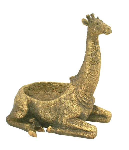 Large Gold Giraffe Bowl