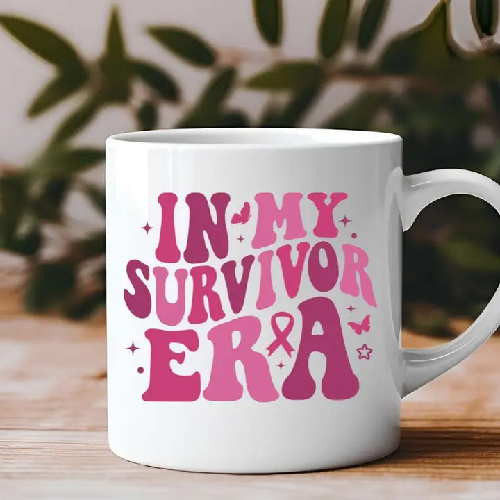 In My Survivor Era Cancer Support 11 oz Coffee Mug