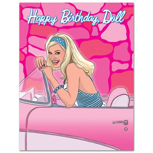 Margot Happy Birthday, Doll Card