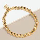 Metal Beaded Bracelet - Gold