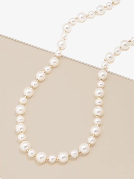 ZENZII Jewelry - Mixed Pearl Long Necklace - PRL