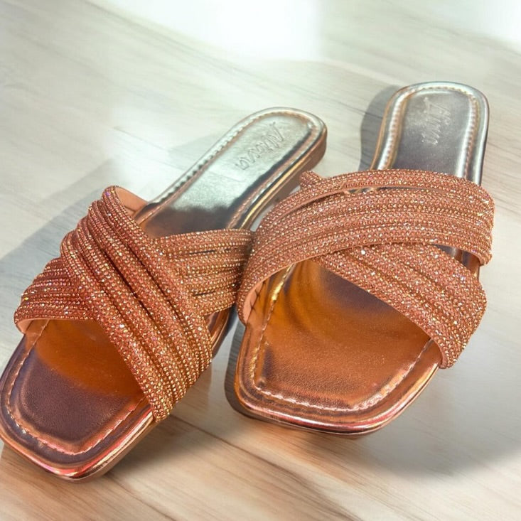 Rose Gold Sandals