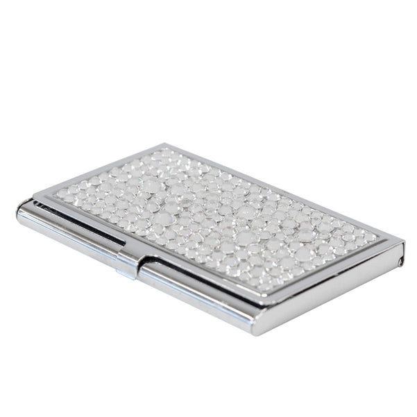 Rhinestone Metal Card Holder